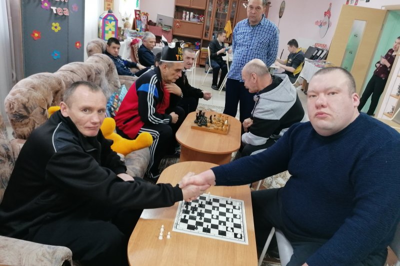 В ПНИ «Синегорье» прошёл очередной шахматный турнир